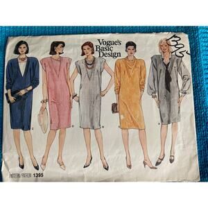 Vogue 1395 dress sheath pattern